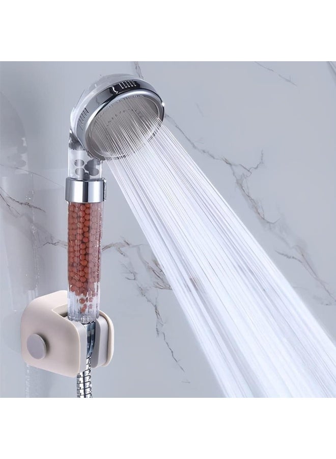 ChicAbode 2 جهاز كمبيوتر شخصي لاصق حامل دش, ذاتية اللاصق الجدار المثبتة قوس دش لرأس دش اليدوي, حامل عصا دش مقاوم للماء, حامل ذراع دش الجدار مع خطاف للحمام - Image 4